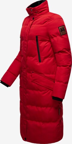 Cappotto invernale 'Schneesternchen' di MARIKOO in rosso