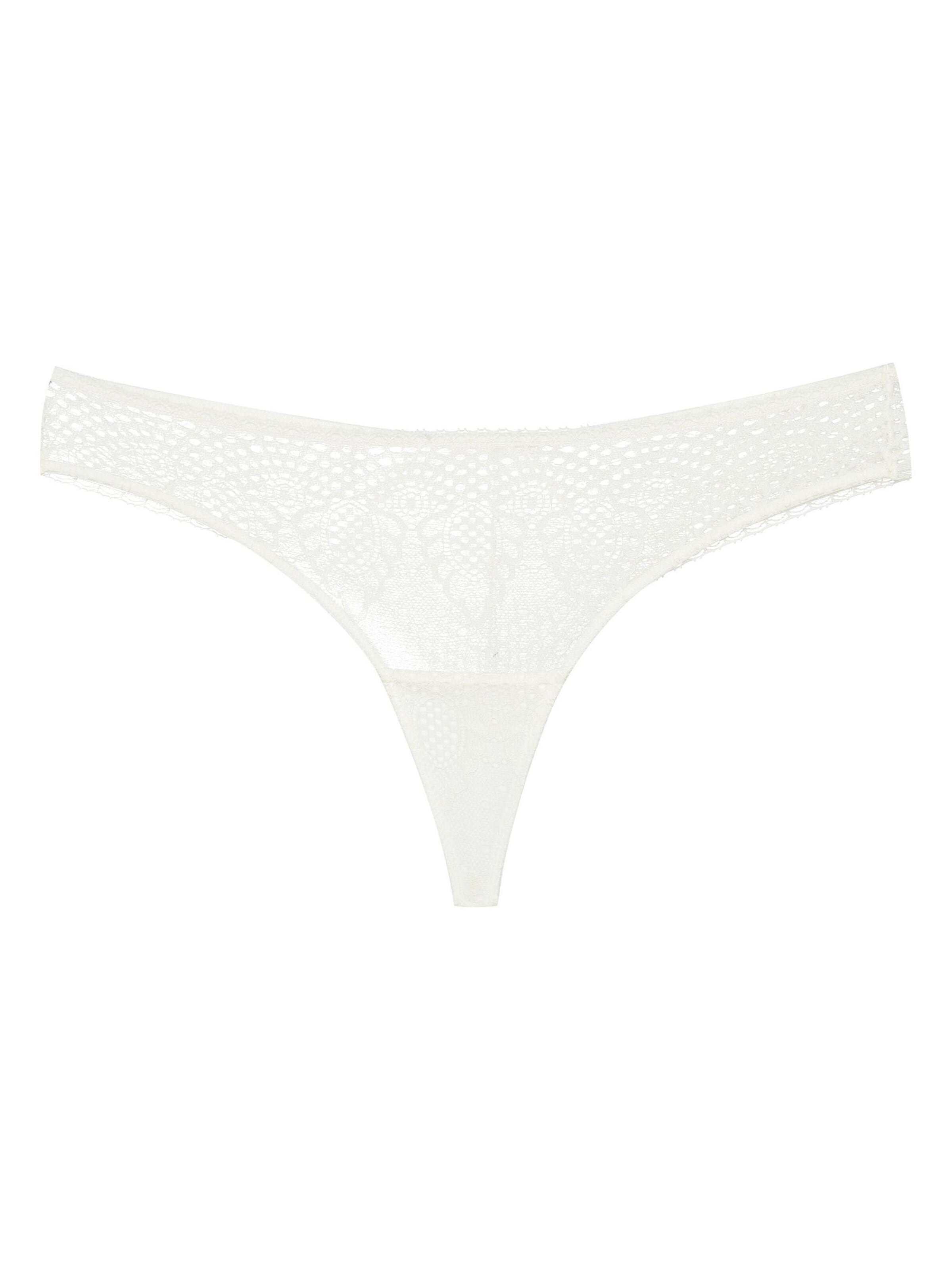 ESOTIQ Thong in Beige: front