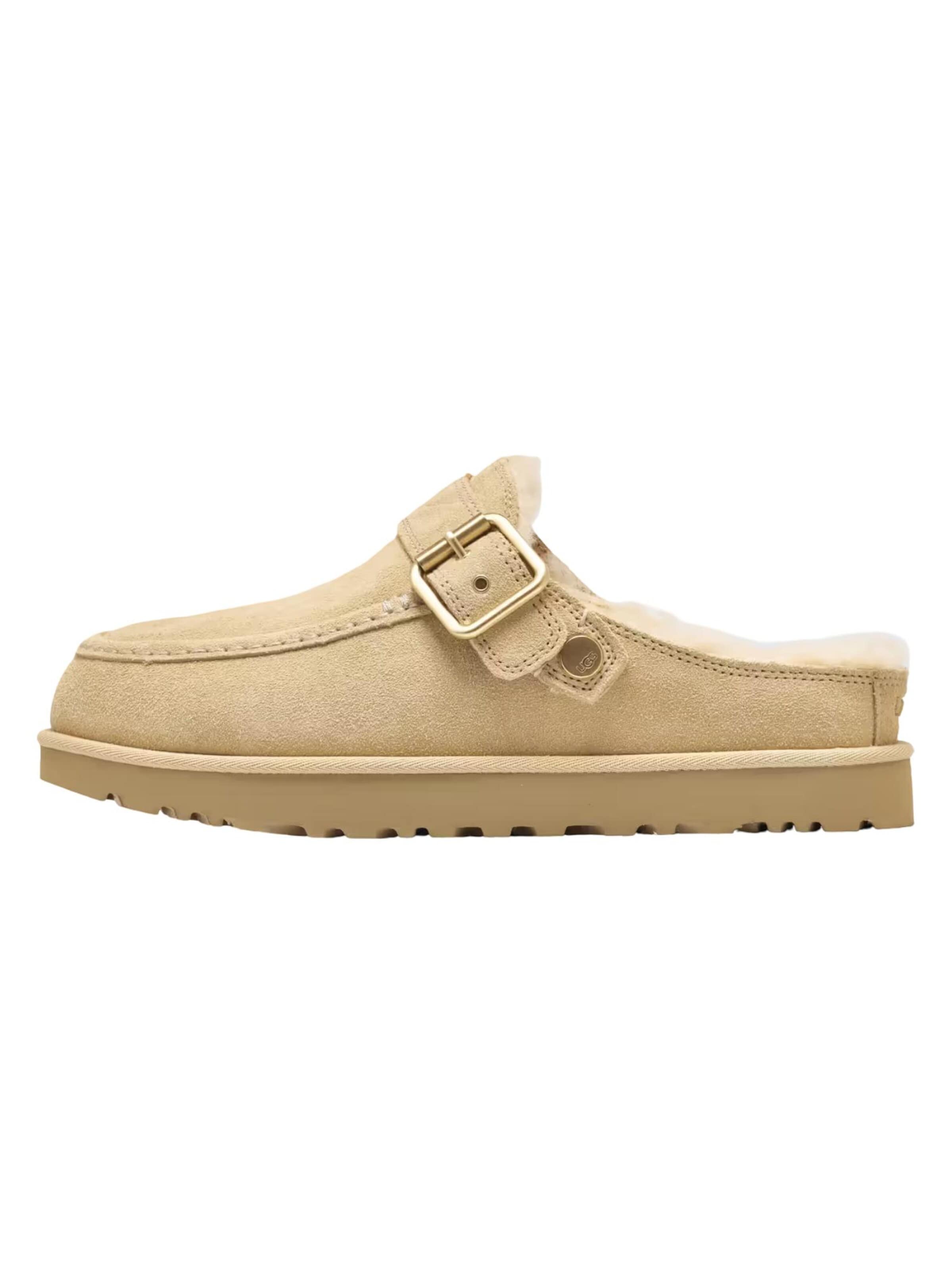 UGG Mules 'UGG Goldenstar Evelina Clog Sand Castle' in Beige: front
