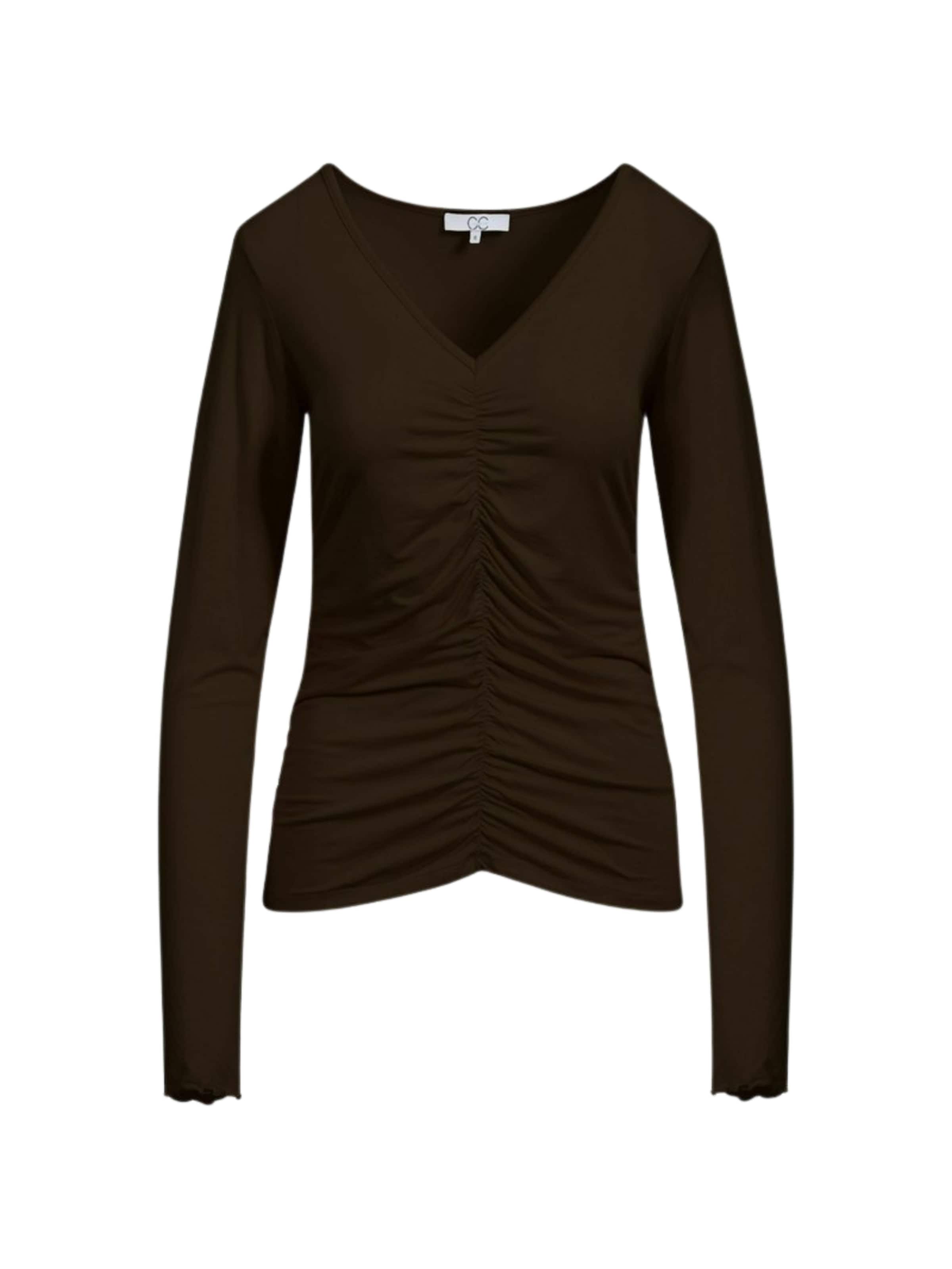 Coster Copenhagen - Top ' SOFIA ' en marrón: frente