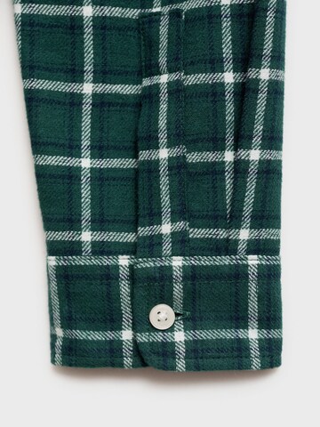 MANGO KIDS Regular fit Button up shirt in Green