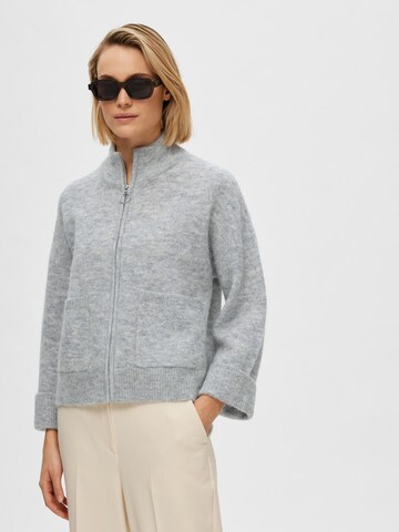 SELECTED FEMME Knit cardigan in Grey