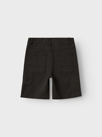 NAME IT Regular Trousers 'Ryan' in Black