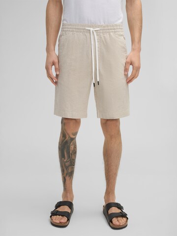 Regular Pantalon 'Kaji' STRELLSON en beige : devant