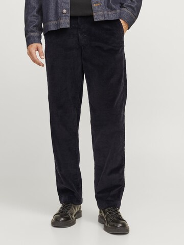 Loosefit Pantalon chino JACK & JONES en noir : devant