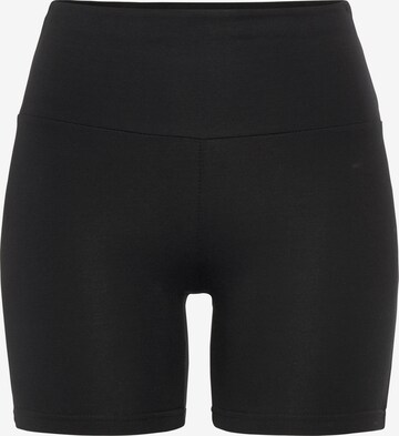 LASCANA Skinny Sporthose in Schwarz: predná strana