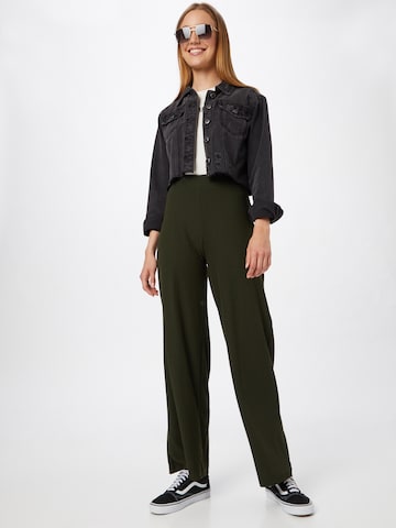 ONLY Wide leg Pants 'Nella' in Green