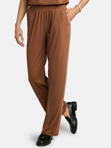 Liberte Essentiel - Calças ' ALMA ' em castanho: frente