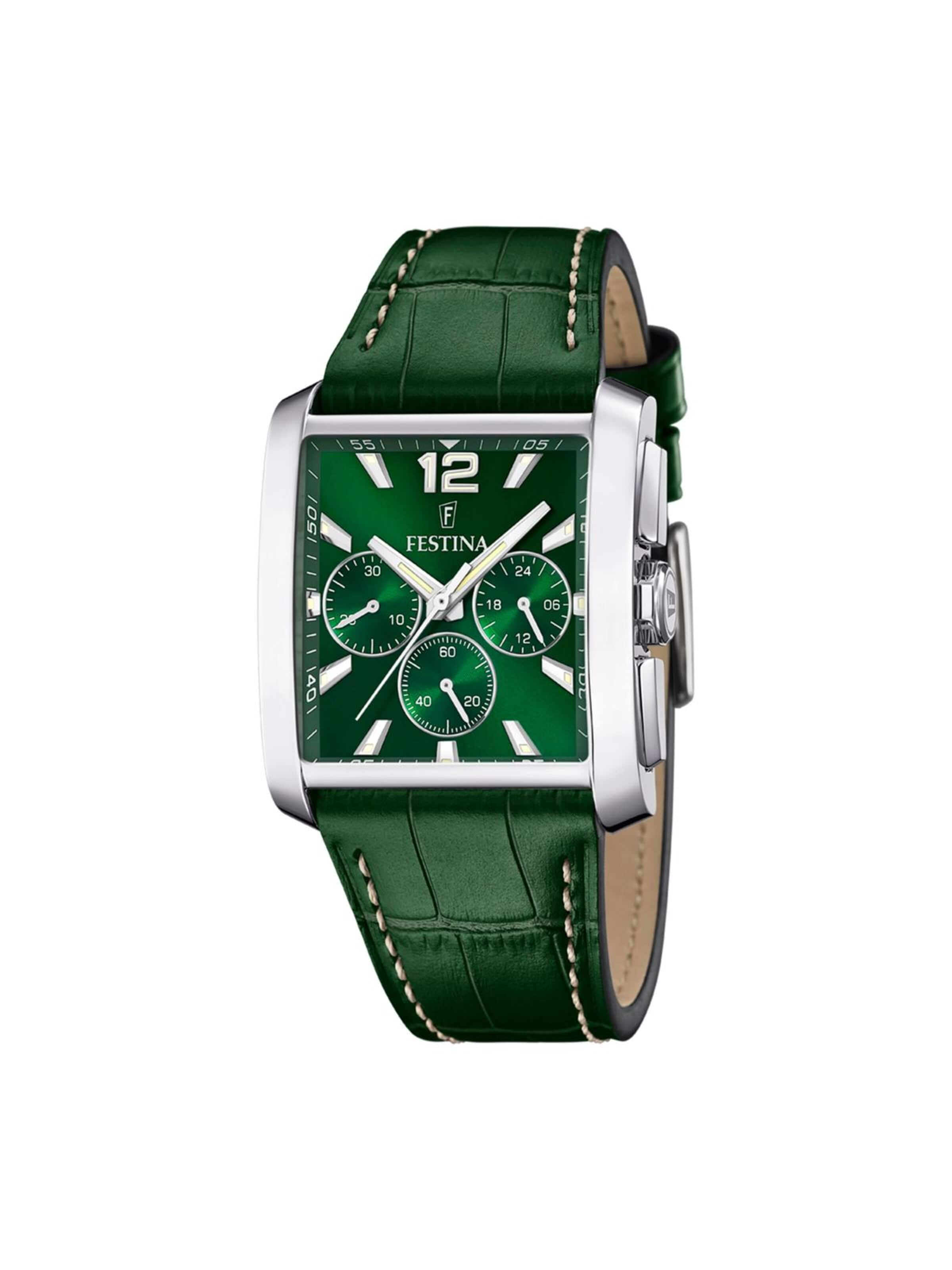 FESTINA Analoog horloge in Groen: voorkant