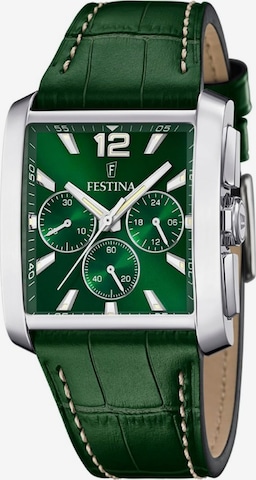 FESTINA Analoog horloge in Groen: voorkant