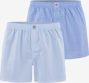Huddle American Boxer ' NFL Shield Stripe ' in Blau: Vorderseite