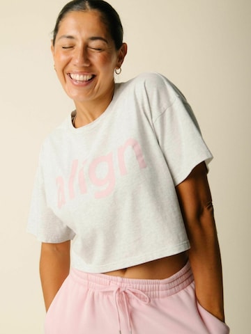 Copenhagen Cartel Top ' Cartel x Align ' in Grey: front