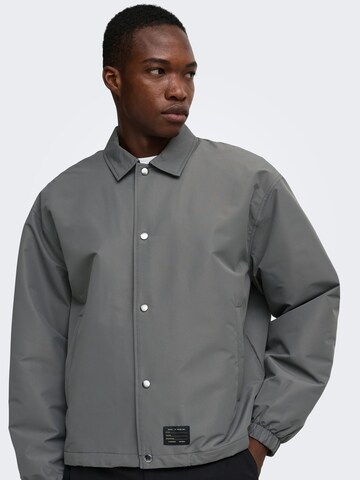 Veste mi-saison 'ONSGabriel' Only & Sons en gris