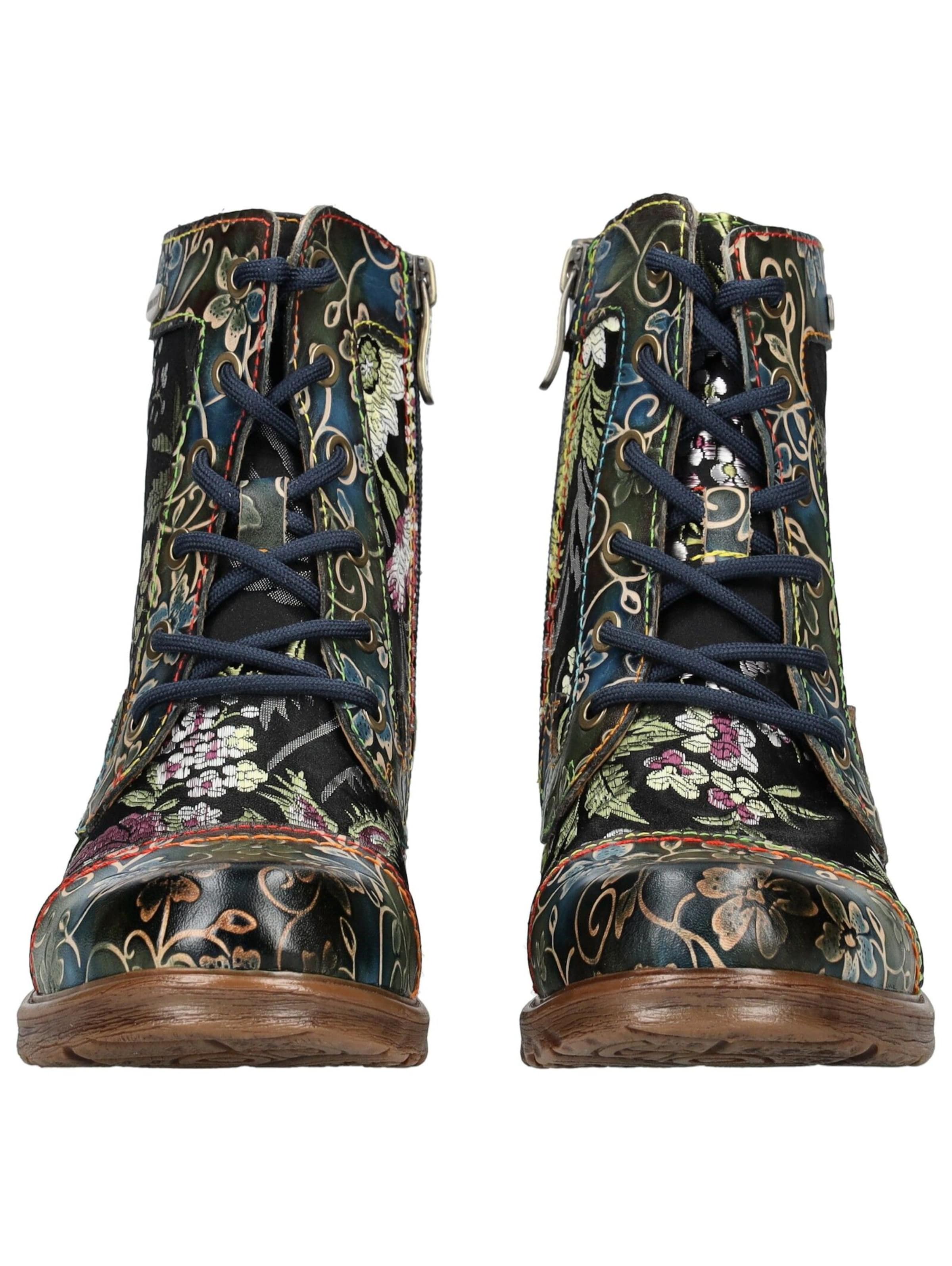 Bottines à lacets Laura Vita en bleu