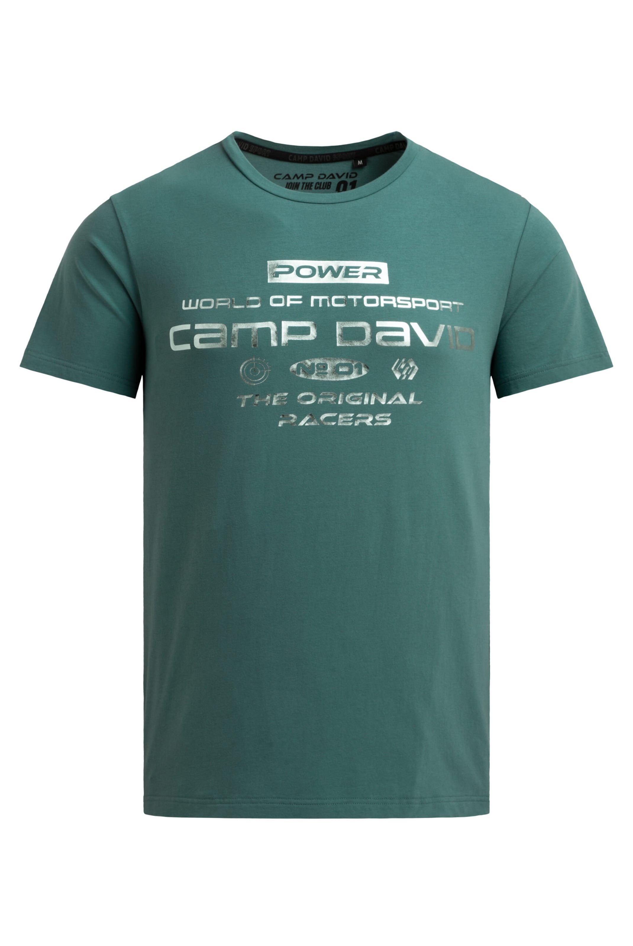 CAMP DAVID Shirt in Green: front