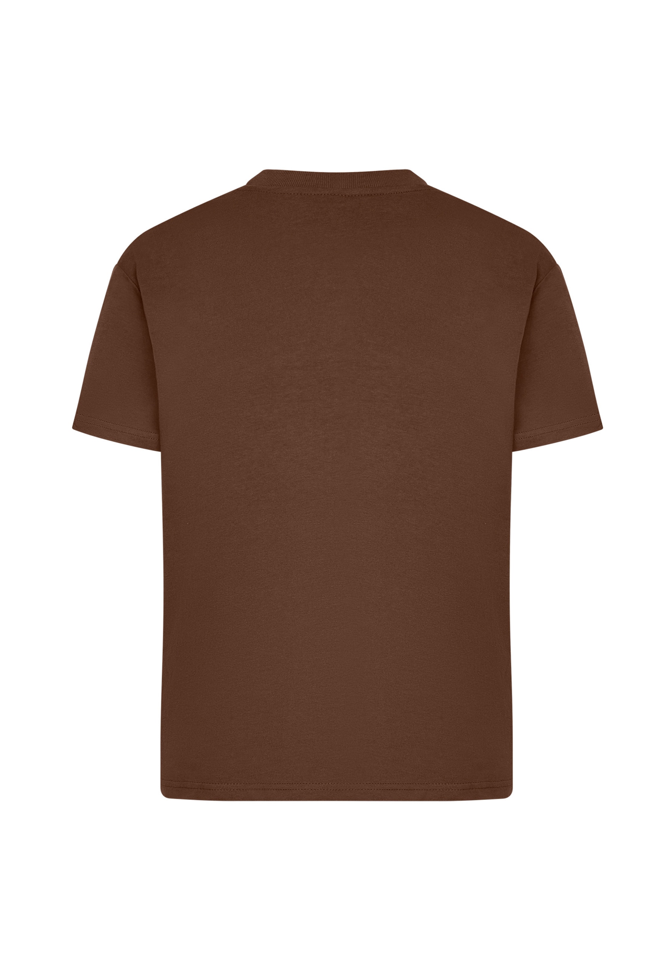 Urban Classics Shirt 'No Feelings' in Brown