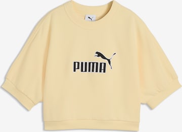 Sweat-shirt PUMA en jaune : devant