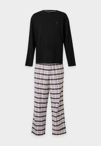 Tommy Hilfiger Underwear Hosszú pizsama - fekete: elől