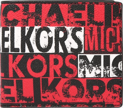 Michael Kors Geldbörse in rot / schwarz / weiß, Produktansicht