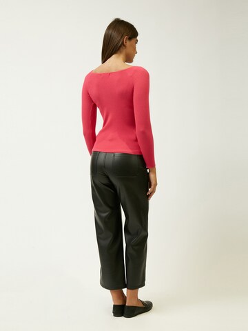 Influencer Pullover i pink