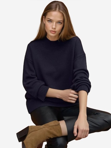 Hiccup Pullover in Blau: Vorderseite