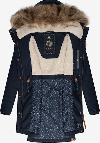 Parka invernale 'Tawny' di Ragwear in blu