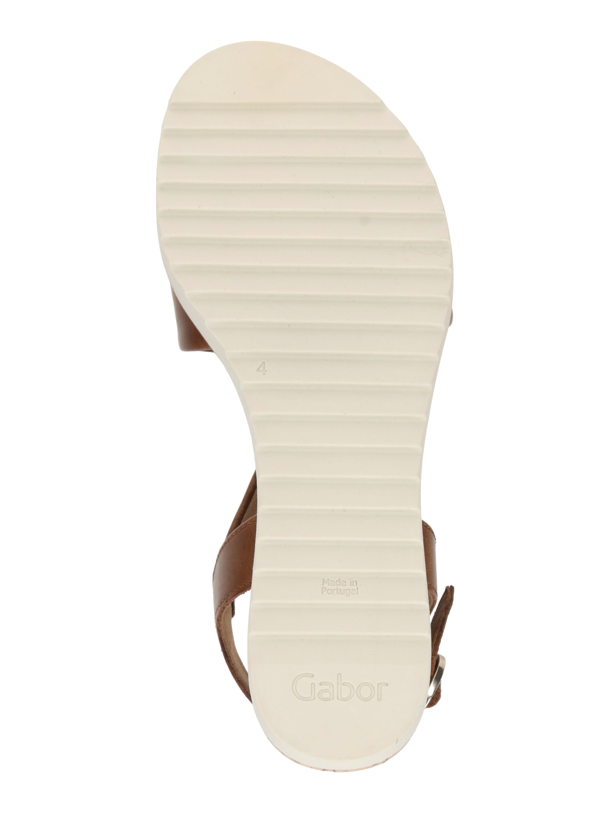 GABOR Sandalen met riem in Bruin