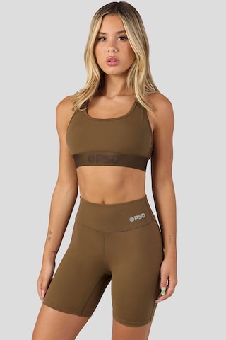 PSD Regular Pants ' COCOA' in Brown: front