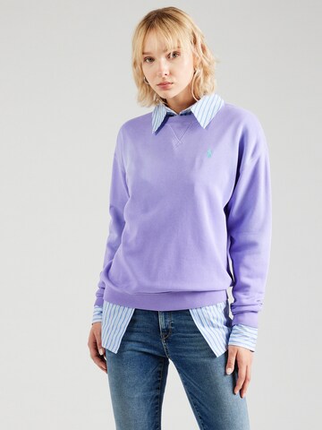 Felpa di Polo Ralph Lauren in lilla: frontale