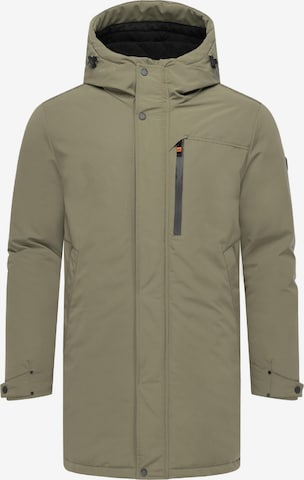 Cappotto invernale 'Phinoo XX' di STONE HARBOUR in verde: frontale