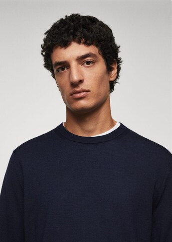 MANGO MAN Sweater 'Willy' in Blue