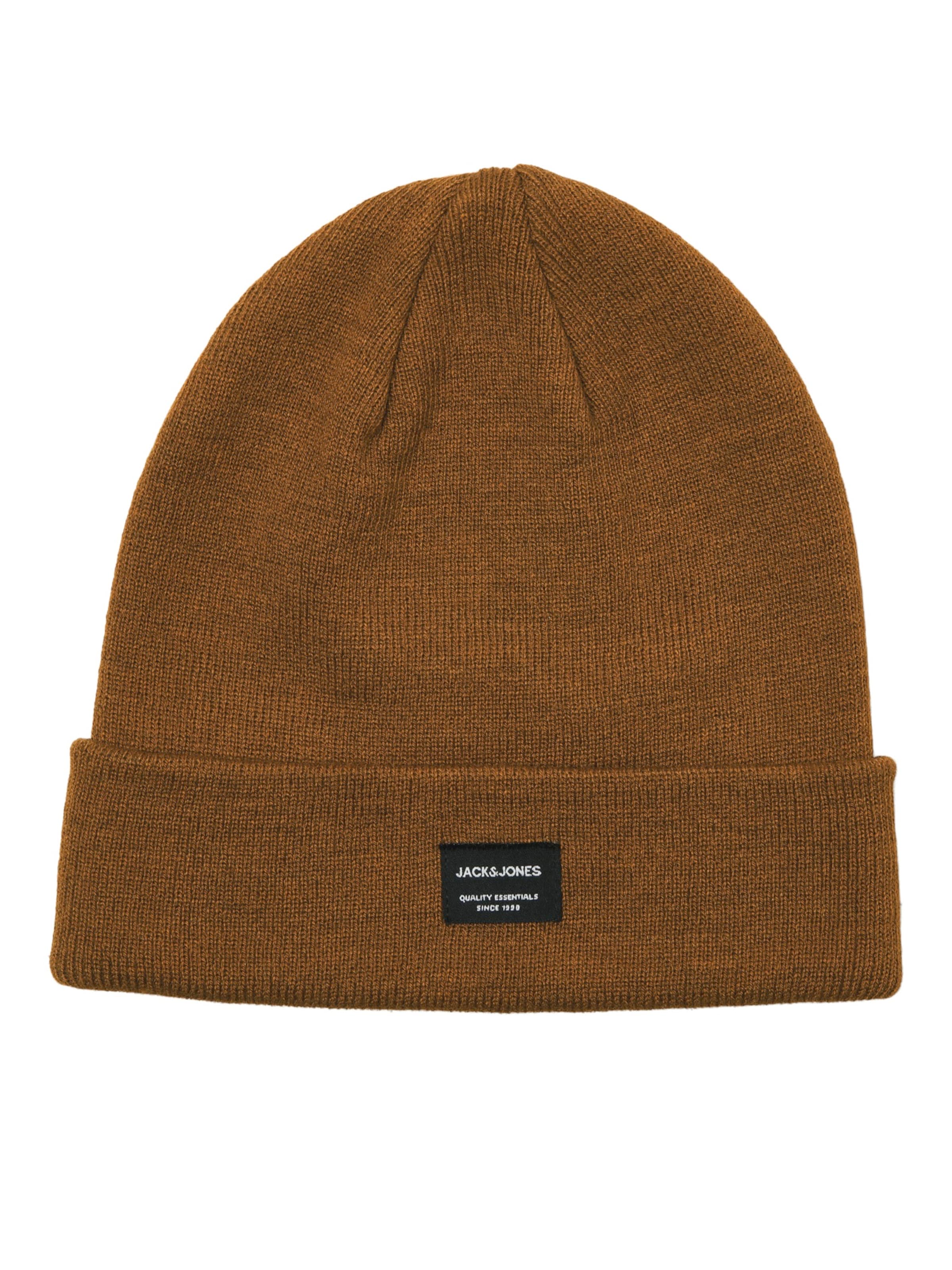 JACK &amp; JONES Beanie &#x27;JJDNA&#x27; in Brown: front