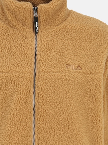 FILA Fleecejacke 'BRAUNLAGE ' in Braun