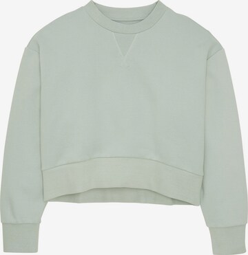 Sweat-shirt TOM TAILOR en vert : devant