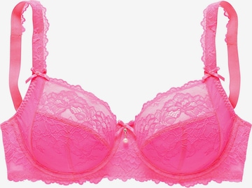 LASCANA - Clásico Sujetador en rosa: frente