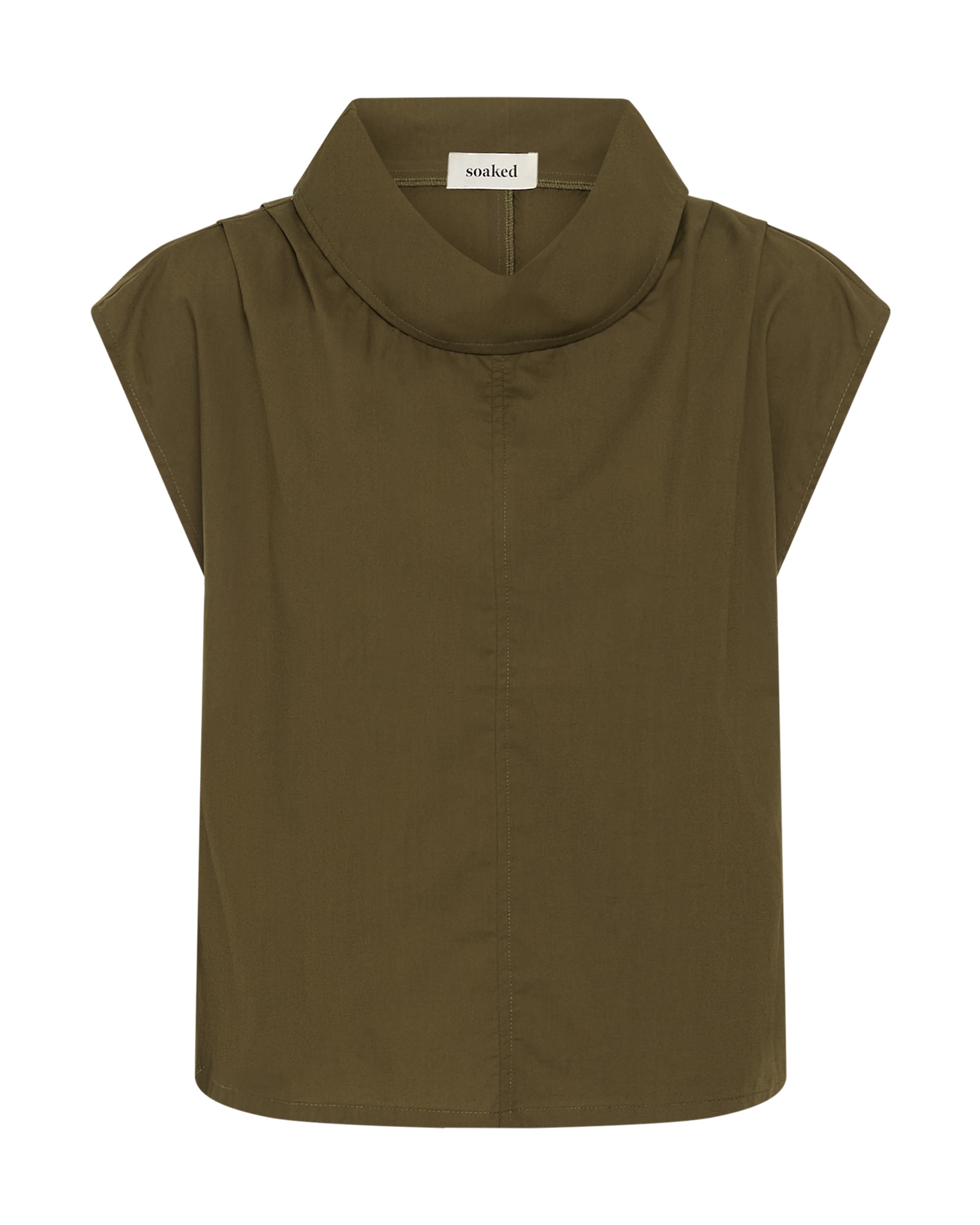 SOAKED IN LUXURY - Blusa 'Molopo' en marrón: frente