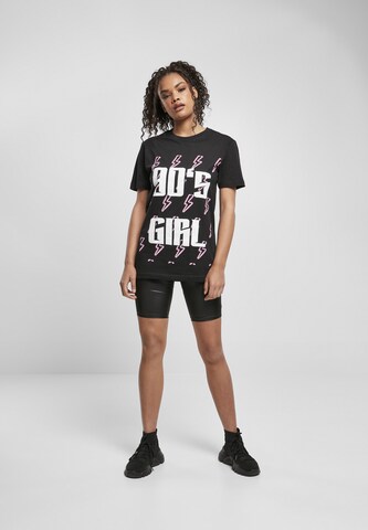 Merchcode T-Shirt '90ies Girl' in Schwarz