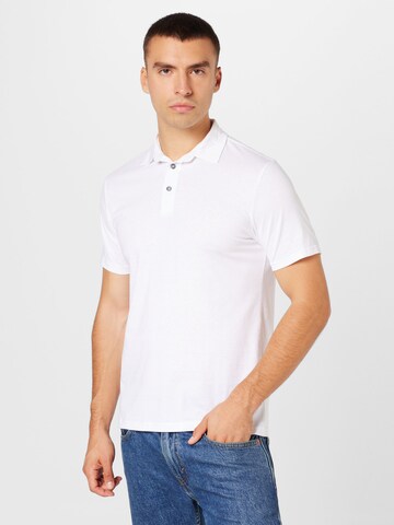 BURTON MENSWEAR LONDON Poloshirt in Weiß: Vorderseite