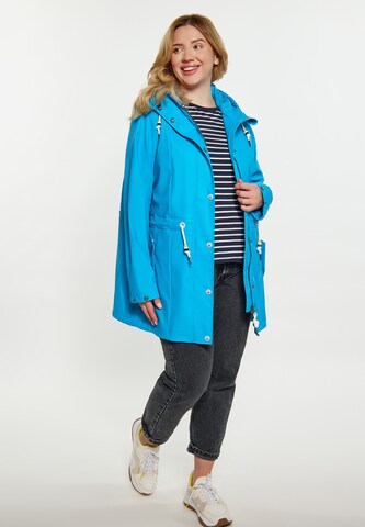 Schmuddelwedda Between-seasons coat in Blue