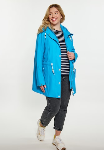 Schmuddelwedda Between-seasons coat in Blue