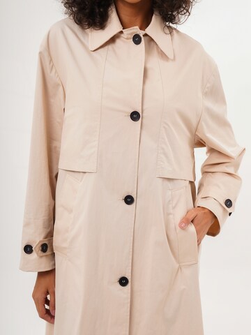 FRESHLIONS Between-seasons coat 'Cecilia' in Beige