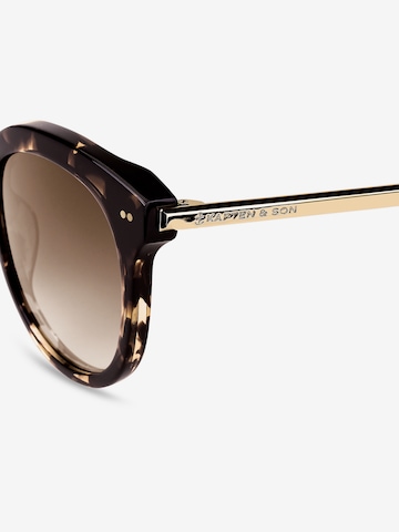 Kapten & Son Okulary przeciwsłoneczne 'Paris Crystal' w kolorze brązowy