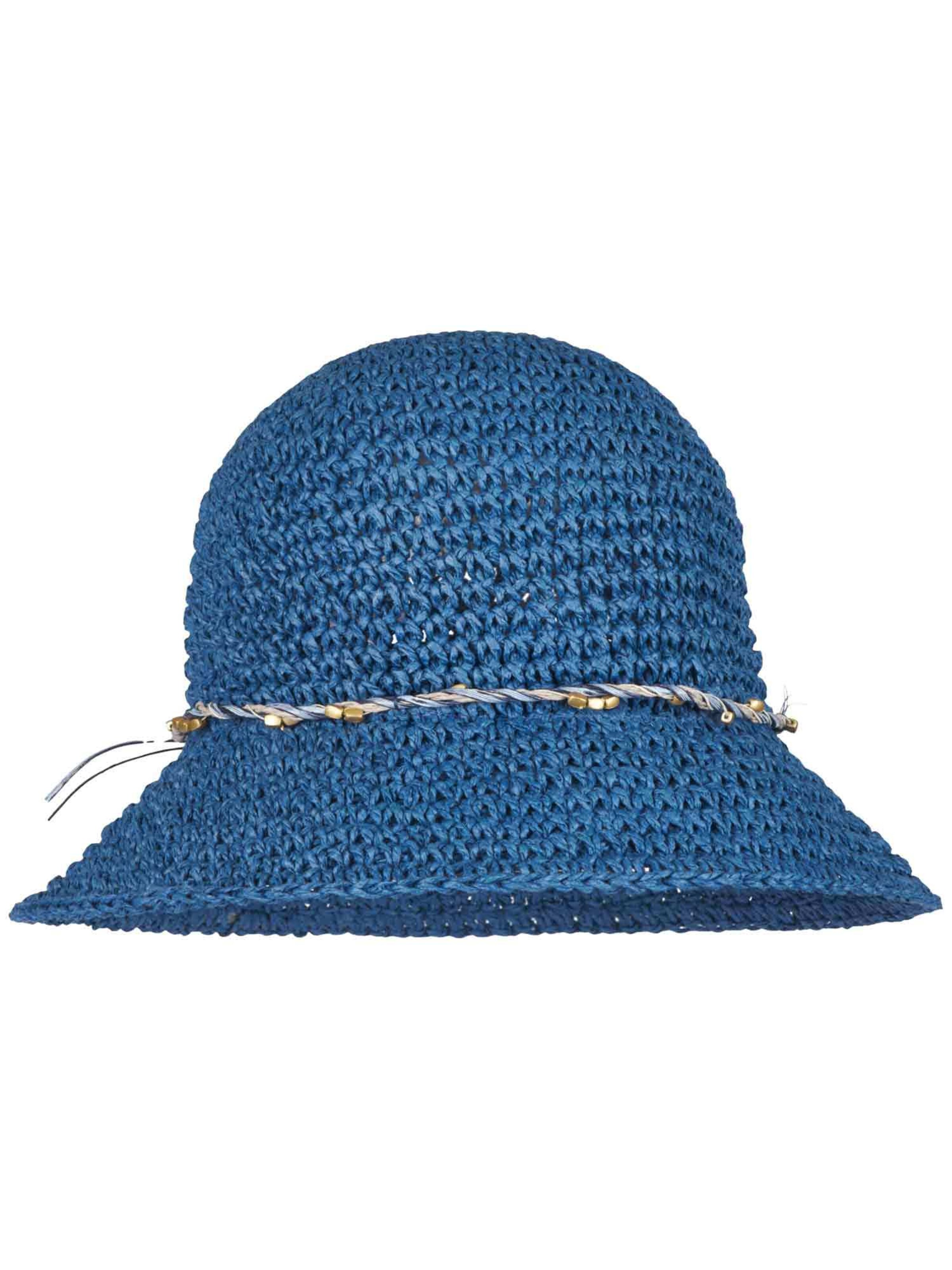 LOEVENICH Hut in Blau: Vorderseite