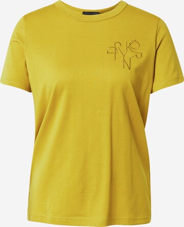DRYKORN Тениска 'ANISIA' в жълто: отпред