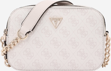 GUESS Taška přes rameno 'NOELLE II CROSSBODY CAMERA' – bílá: přední strana
