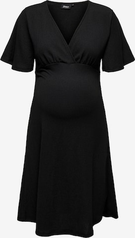 Only Maternity Dress in Black: front