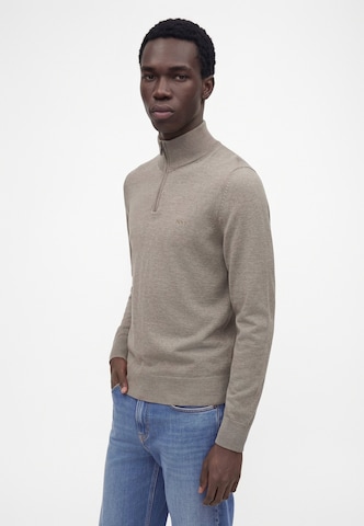 BOSS Pullover 'Ebenji' in Braun