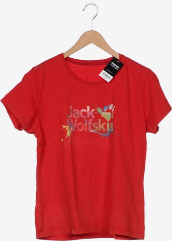 JACK WOLFSKIN T-Shirt XL in Rot: predná strana