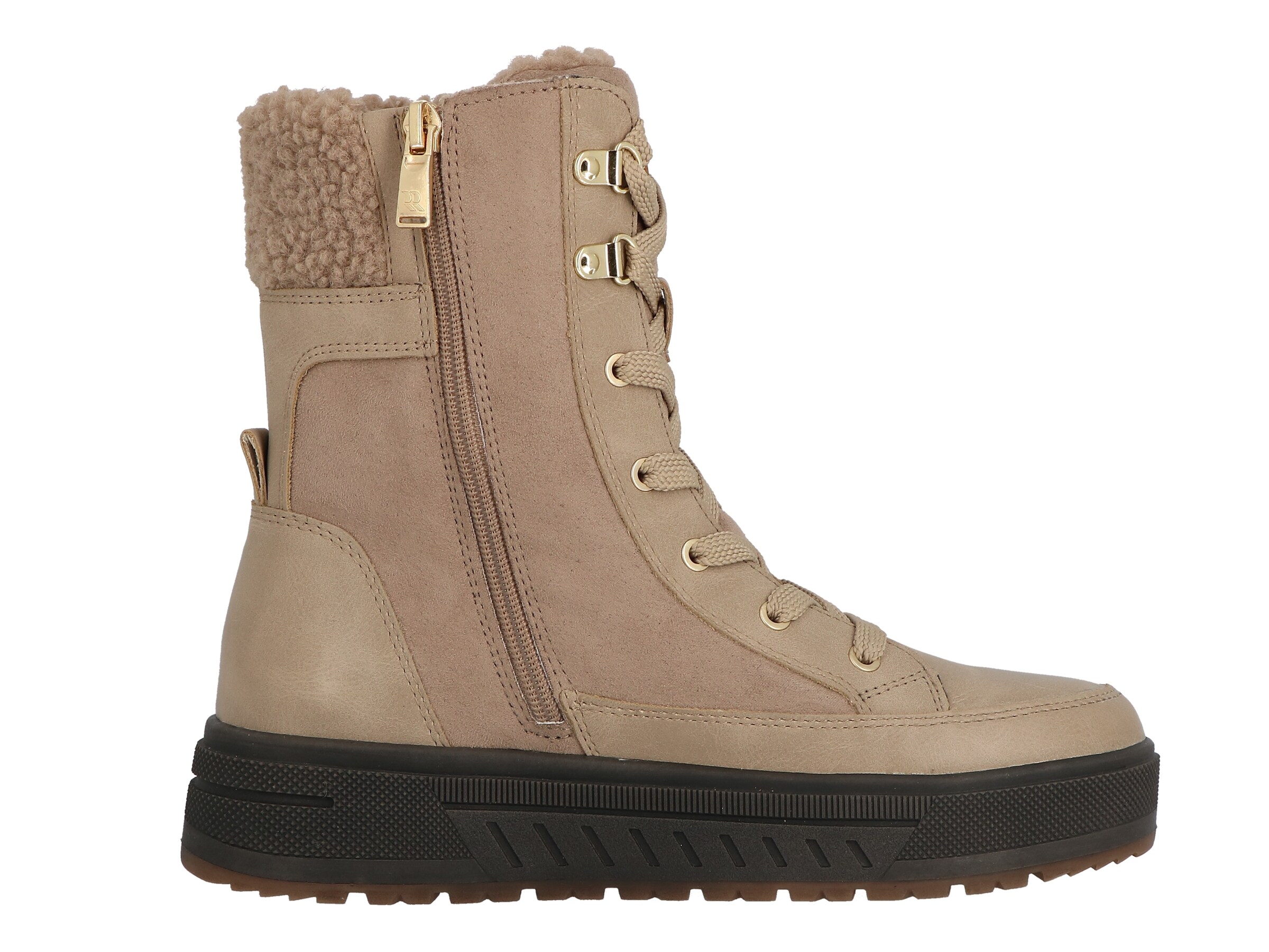 ROMIKA Lace-up bootie 'Ilana' in Beige