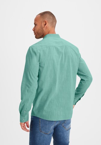 H.I.S Regular fit Business Shirt in Green